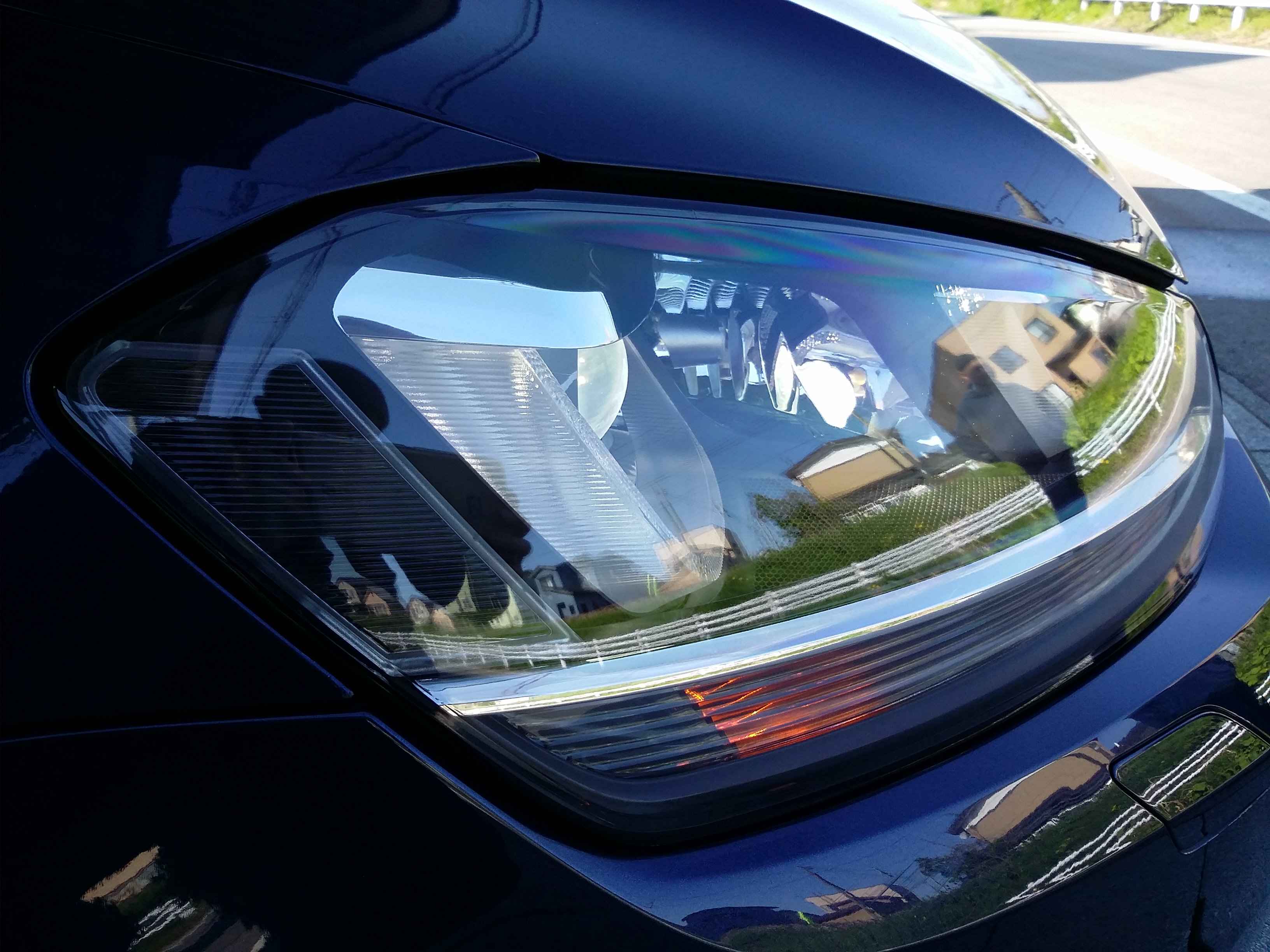 ゴルフ へッドライトリペア後