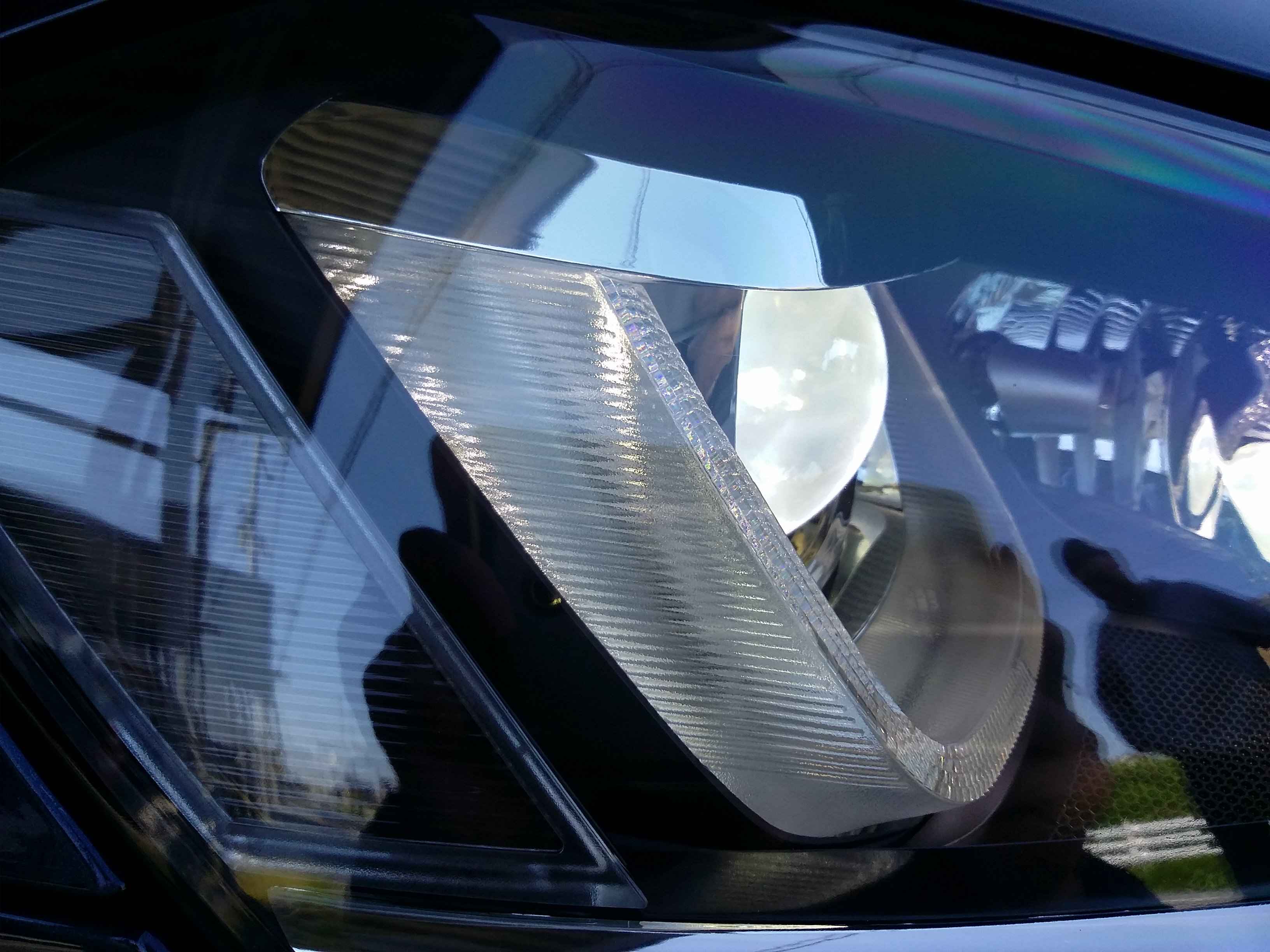 ゴルフ へッドライトリペア後