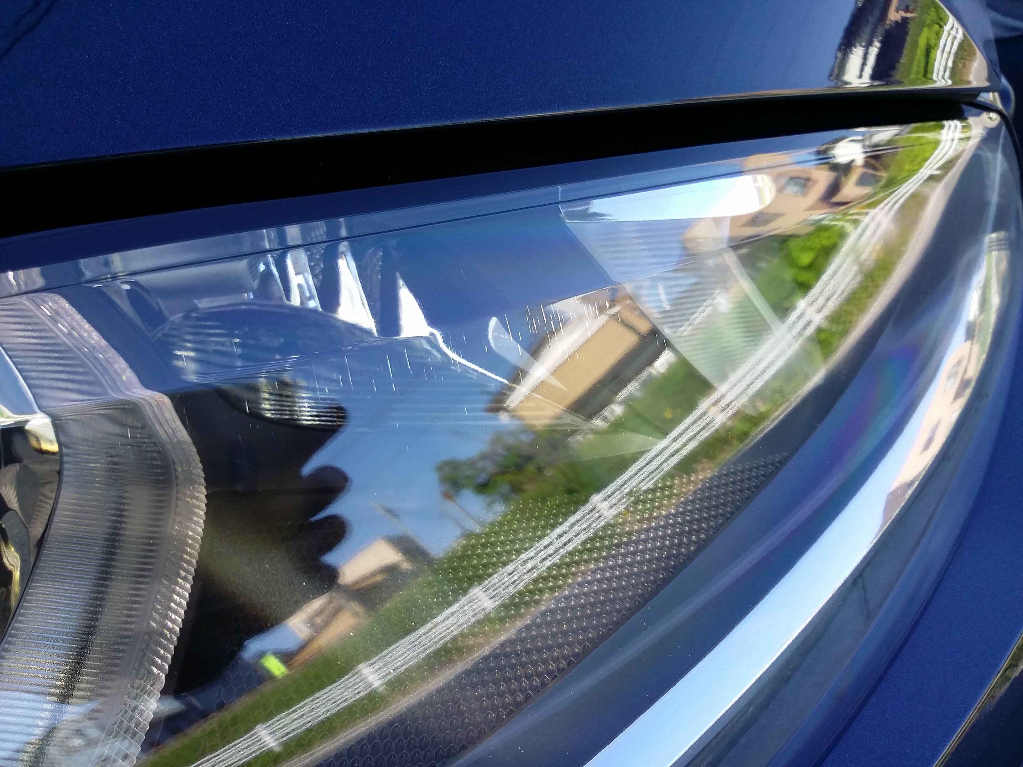 ゴルフ へッドライトリペア後