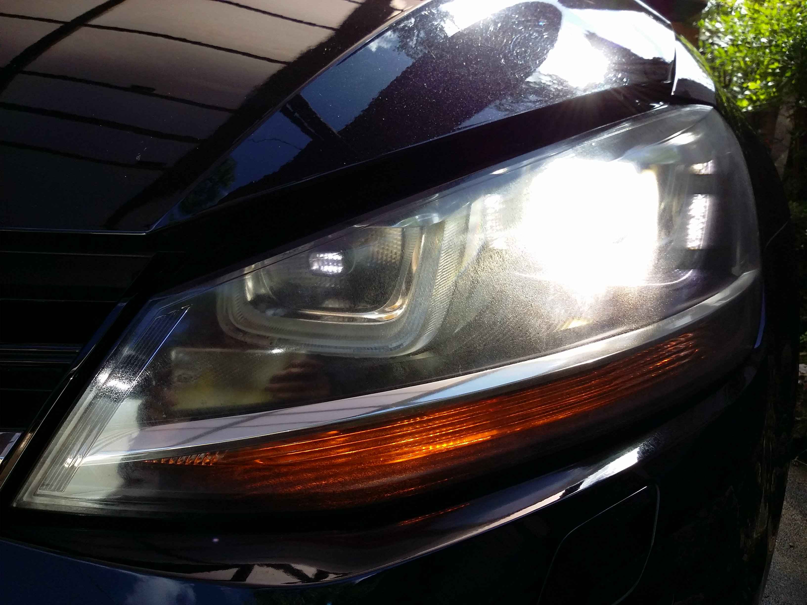 ゴルフ へッドライトリペア前