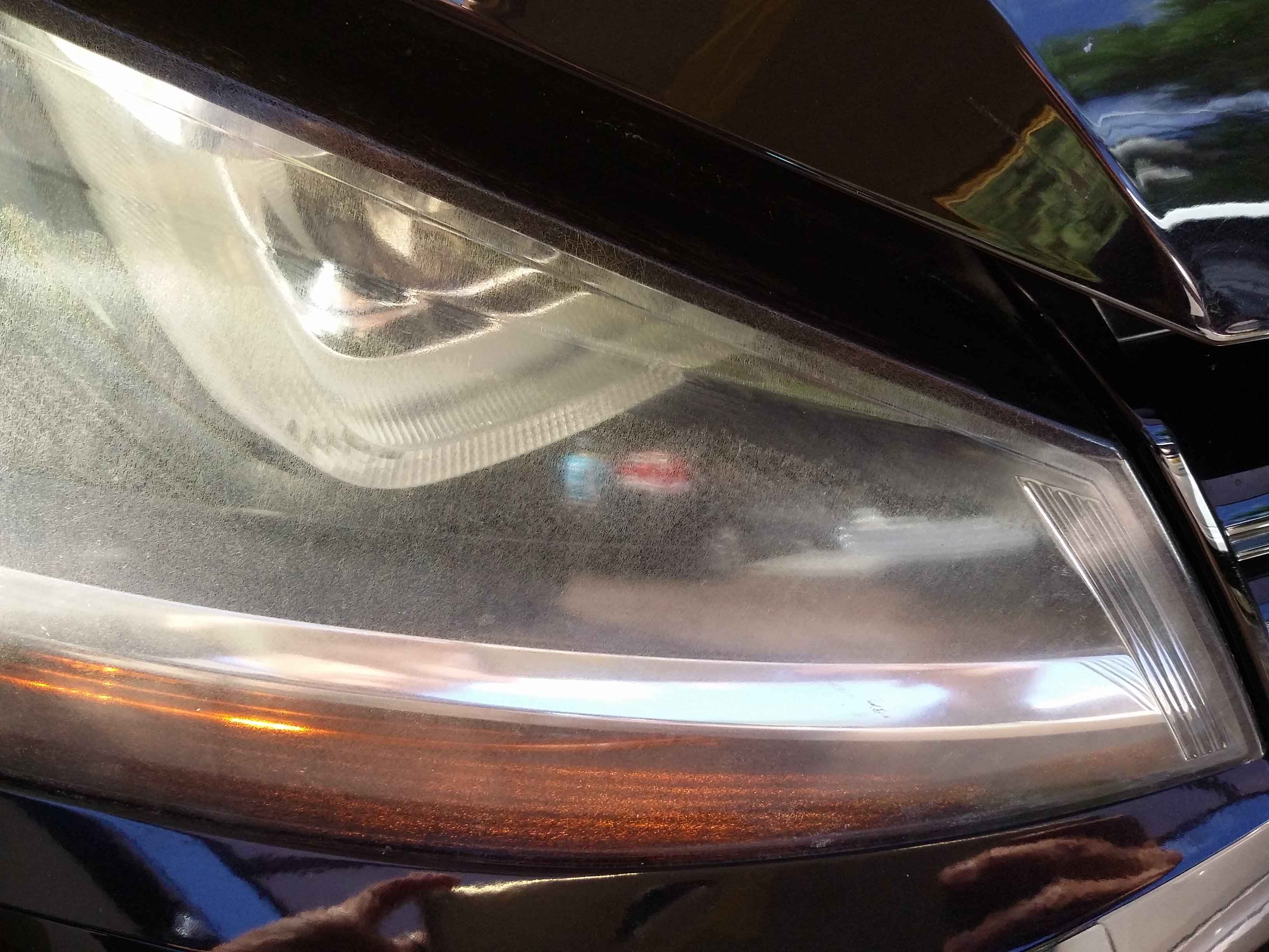 ゴルフ へッドライトリペア前