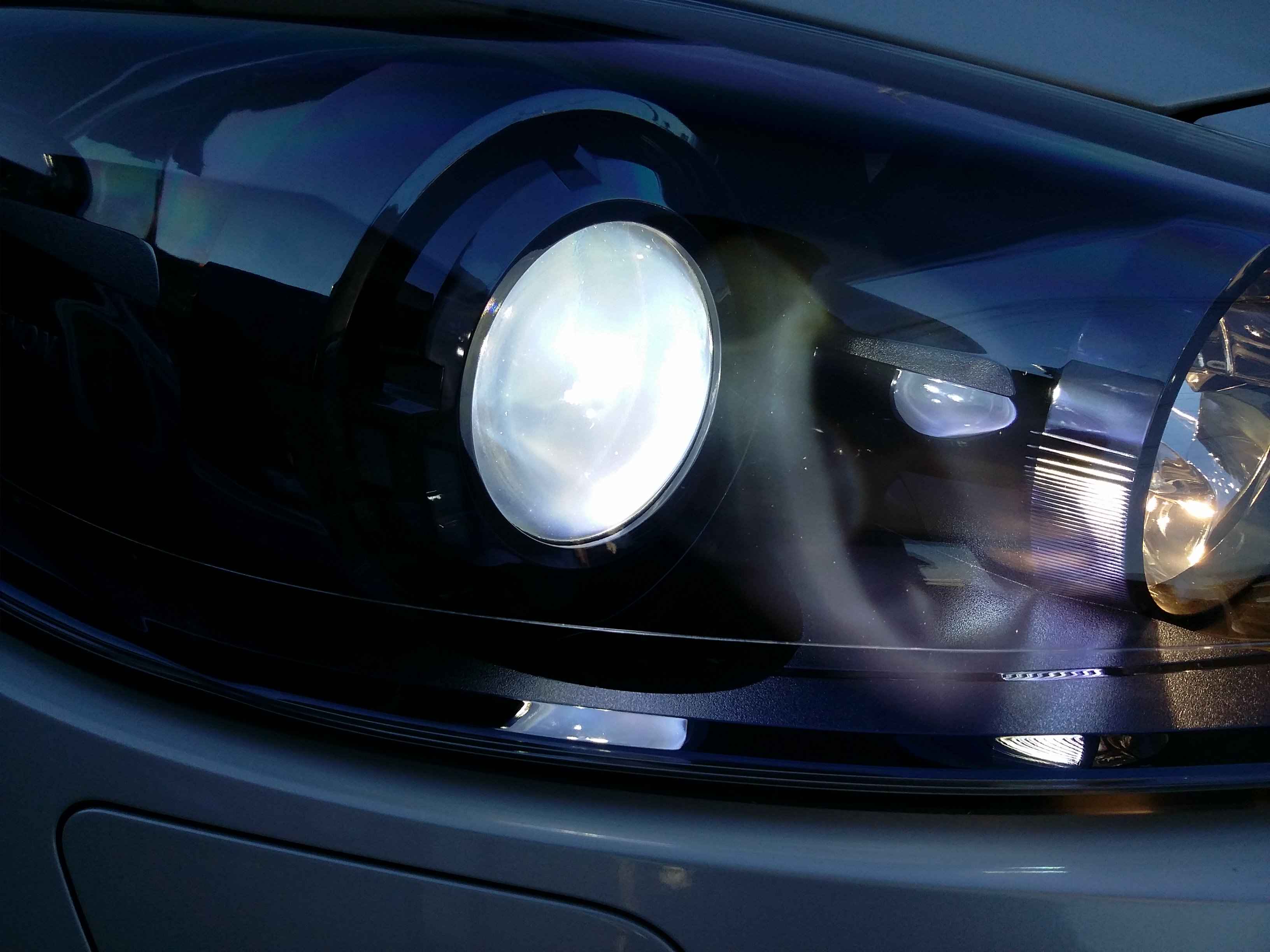 プジョー へッドライトリペア後