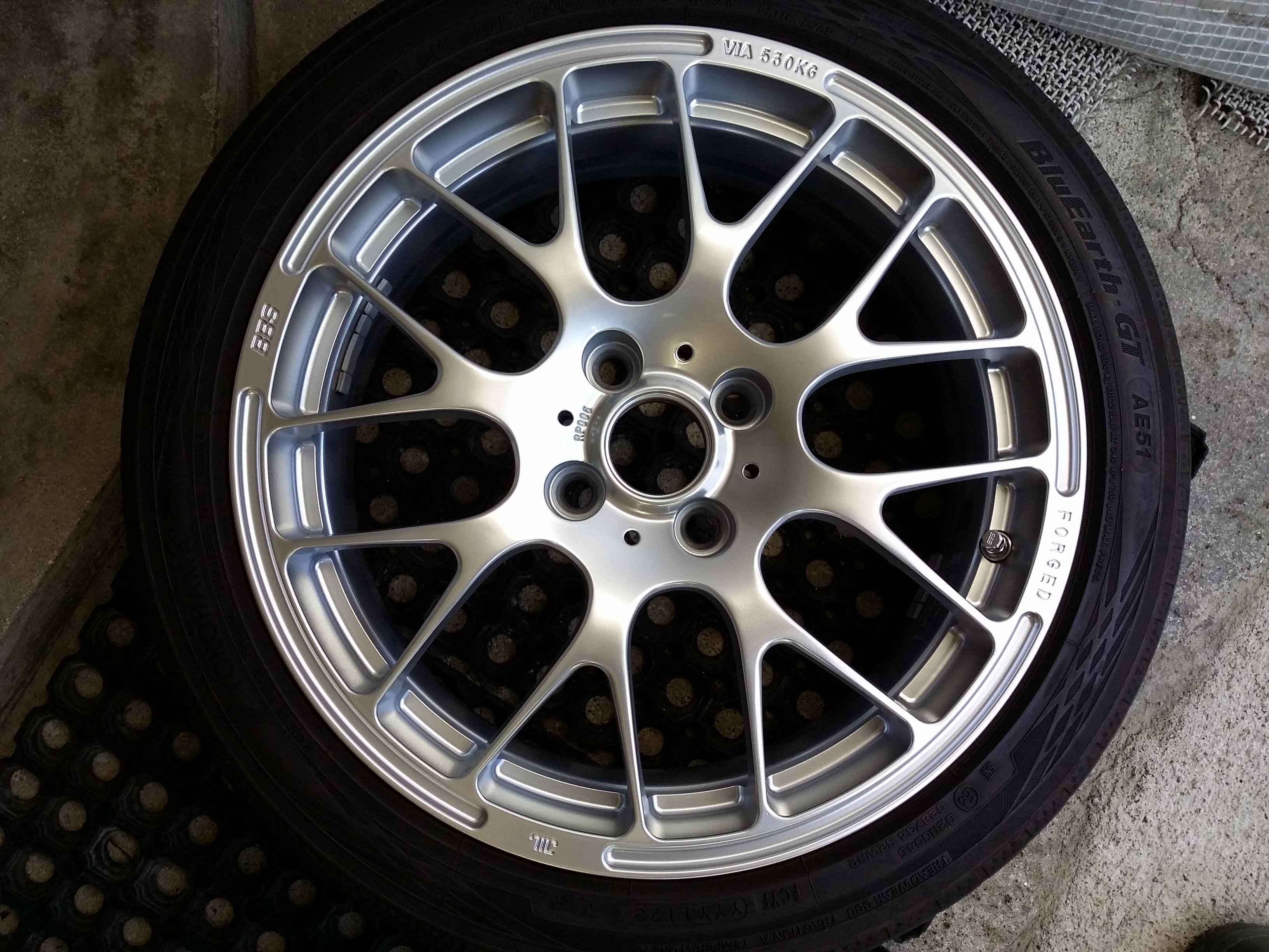 ホイールリペア後